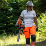 英國 Arbortec 專業進階版鏈鋸防護褲 女款 ATHV4060(F)  Breatheflex Pro Women's Chainsaw Trousers Design A Class 1 | 橘色